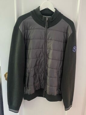 Chervò Men’s Hybrid Quilted Knit Golf Jacket | Size 56 /XL